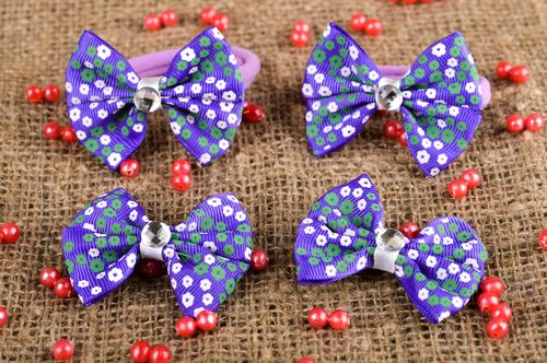 Pinzas de pelo artesanales gomas de pelo para niñas regalos originales - MADEheart.com