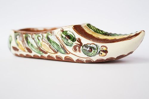 Ceramic ashtray in the form of clog - MADEheart.com