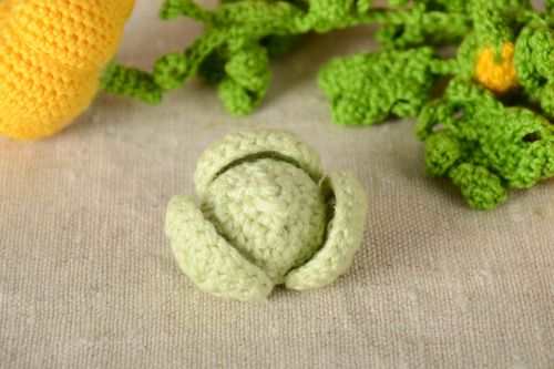Gehäkeltes Spielzeug handmade Spielzeug Küche Wohnzimmer Deko Obst Gemüse - MADEheart.com