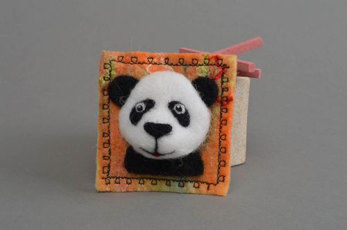 Fridge magnet for children woolen baby toy handmade kitchen decor ideas - MADEheart.com