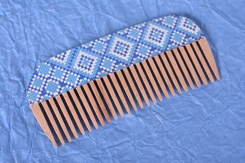 Hair comb hair accessory elite jewelry wooden jewelry head accessory for girl - MADEheart.com
