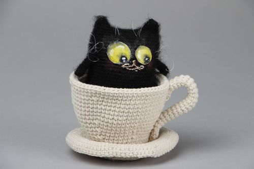 Soft crochet toy Hot Tea - MADEheart.com