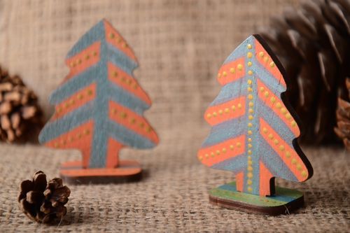 Unusual handmade figurine wood craft home decoration Christmas decor ideas - MADEheart.com