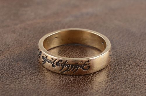 Мужское кольцо ручной работы красивое кольцо цельное мужской аксессуар  - MADEheart.com