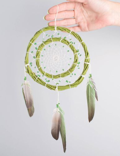 Authentic dream catcher handmade dreamcatcher wall decoration ideas cool gifts - MADEheart.com