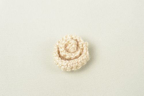 Handmade crocheted flower blank designer cute fittings blank for jewelry - MADEheart.com