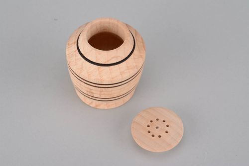 Salière en bois - MADEheart.com
