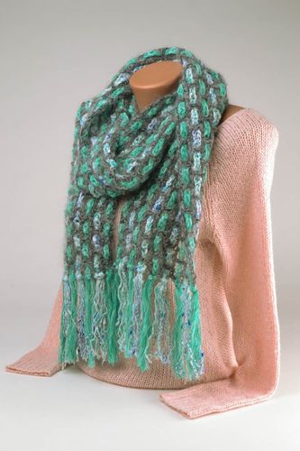 Hand crochet scarf Fog - MADEheart.com