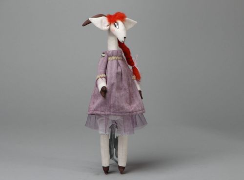 Fabric doll Goat - MADEheart.com