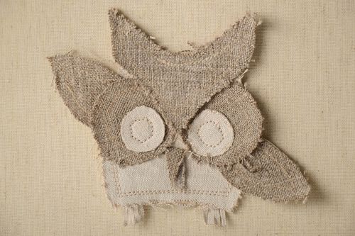 Handmade beautiful textile souvenir designer fridge magnet cozy kitchen - MADEheart.com