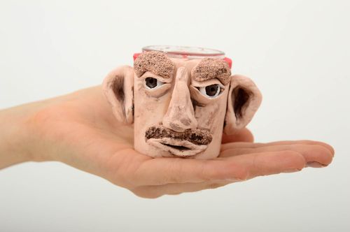 Handmade unusual candlestick designer home decor unusual stylish accessory - MADEheart.com