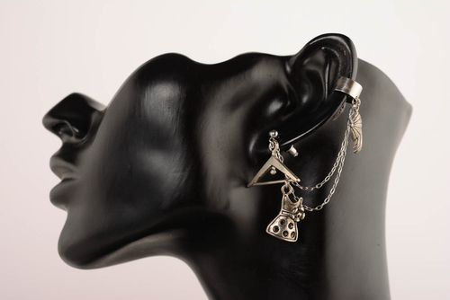 Metal cuff earrings In my Wardrobe - MADEheart.com
