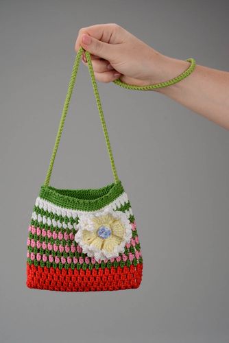 Sac tricoté au crochet - MADEheart.com