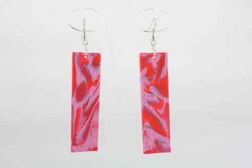 Brincos de argila de polímero artesanais  - MADEheart.com