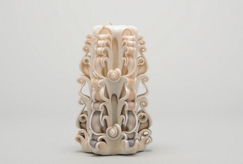 Vela artesanal esculpida  - MADEheart.com