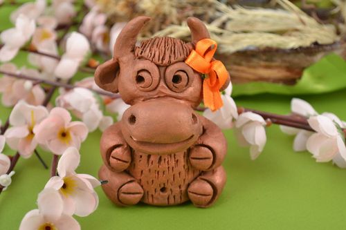 Ceramic figurine handmade animal figurines handmade home decor souvenir ideas - MADEheart.com