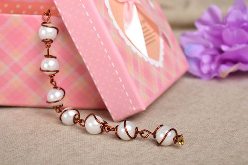 Handgemachtes Armband Frauen hochwertiger Modeschmuck Wire Wrapping Schmuck - MADEheart.com