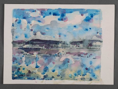 Pintura en acuarela Bacota - MADEheart.com