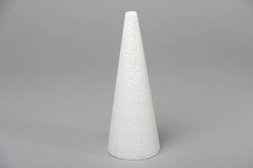 Foamed plastic cone for decoupage and painting - MADEheart.com