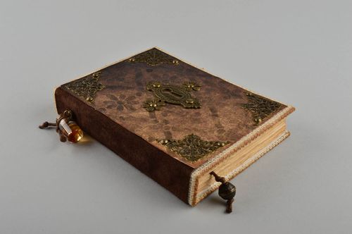 Libreta de notas artesanal de cuero cuaderno de notas vintage regalo original - MADEheart.com