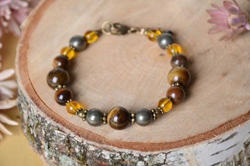 Pulsera para mujer hecha a mano regalo original pulsera de moda de piedras - MADEheart.com