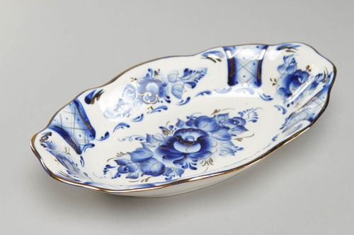 Porzellan Schüssel mit Bemalung  - MADEheart.com