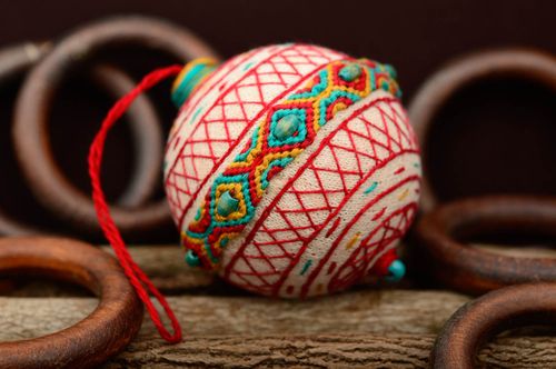 Designer handmade toy beautiful lovely accessories unusual Christmas decor - MADEheart.com