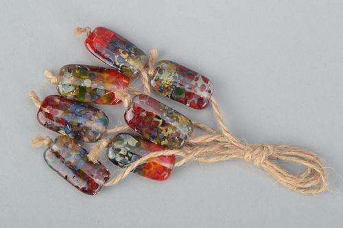 Fourniture verre chalumeau ensemble de perles fantaisie multicolores - MADEheart.com