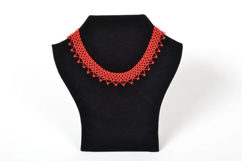 Collier en perles de rocaille fait main - MADEheart.com