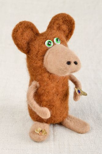 Kuschel Tier handgemachtes Spielzeug Kuscheltier Stoff Spielzeug aus Filz schön - MADEheart.com