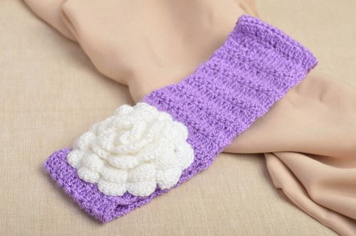Banda para el pelo tejida de acrílico regalo original adornos de pelo para niñas - MADEheart.com