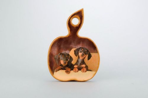 Hölzernes Brett in Decoupage Technik - MADEheart.com