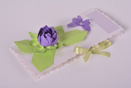 Tarjeta para felicitar artesanal postal de felicitación regalo original - MADEheart.com