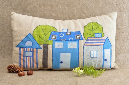 Lovely handmade pillow designer cute accessories beautiful interesting gift - MADEheart.com