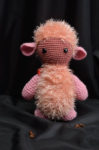 Juguete hecho a mano peluche original con forma de oveja regalo para niños - MADEheart.com