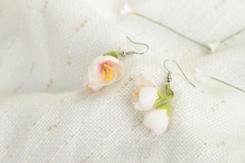 Pendientes de arcilla polimérica hechos a mano regalo original bisutería fina - MADEheart.com