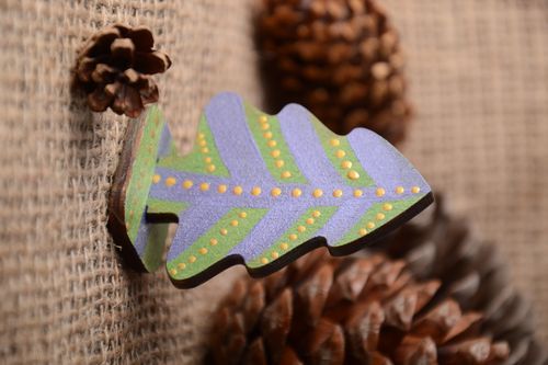 Unusual handmade figurine wood craft home design Christmas decor gift ideas - MADEheart.com