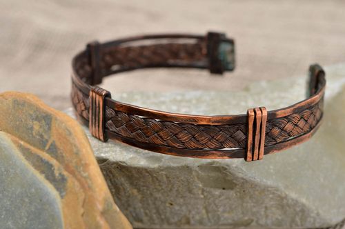 Unusual handmade wrist bracelet metal bracelet designs metal craft ideas - MADEheart.com