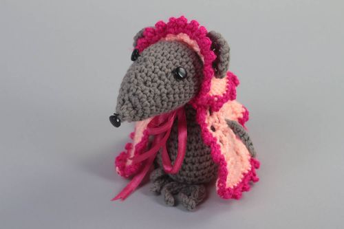 Handmade crocheted cute toy children toy small soft toy designer toy - MADEheart.com