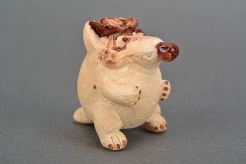 Глиняная игрушка-свистулька расписанная  - MADEheart.com