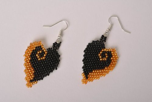 Pendientes hechos a mano modernos y elegantes bisutería fina regalo original  - MADEheart.com