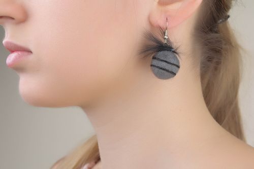 Woolen earrings - MADEheart.com