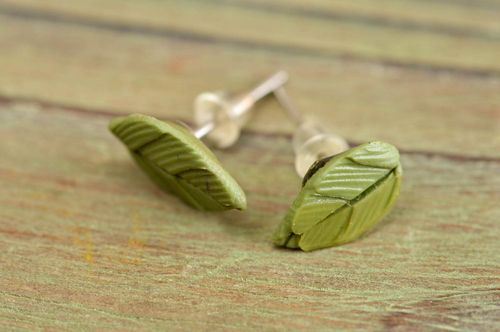 Schmuck Ohrstecker handmade Accessoire für Frauen ausgefallener Ohrschmuck - MADEheart.com