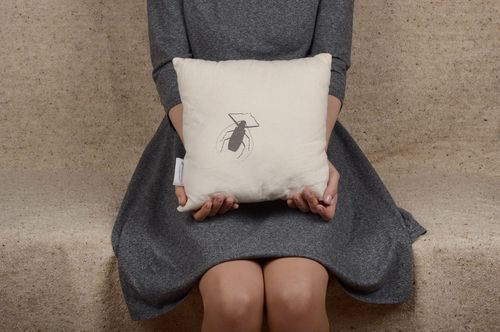 Deko Kissen handmade Dekokissen bunt Schlafzimmer Deko schönes Kissen weiß schön - MADEheart.com