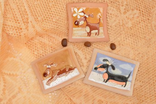 Handmade Kühlschrank Magnet Deko für die Küche Deko Accessoires Set 3 Stück - MADEheart.com