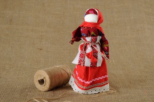 Motanka doll Christmas carol - MADEheart.com