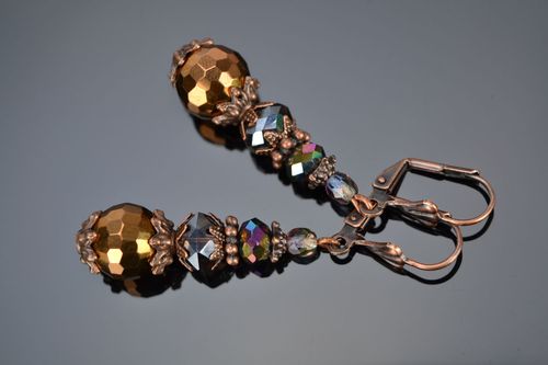 Brincos de cristal e vidro  - MADEheart.com