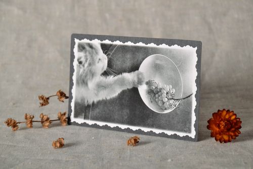 Schöne handmade Grußkarte Knapp - MADEheart.com