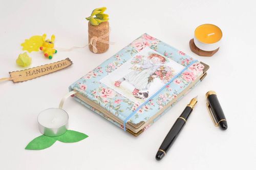Homemade notebook soft cover notebook designer accessories best gifts for girls - MADEheart.com