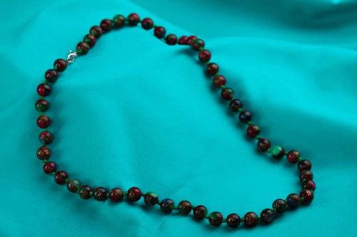 Collar original de piedras naturales bisutería artesanal regalo para mujer - MADEheart.com